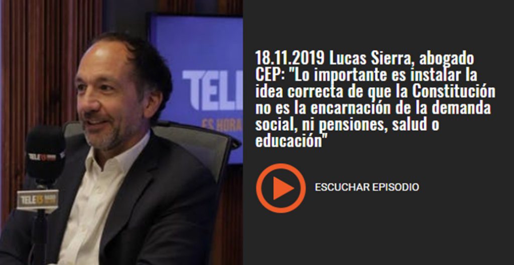 «Lo importante es instalar la idea correcta de que la Constitución no es la encarnación de la demanda social»